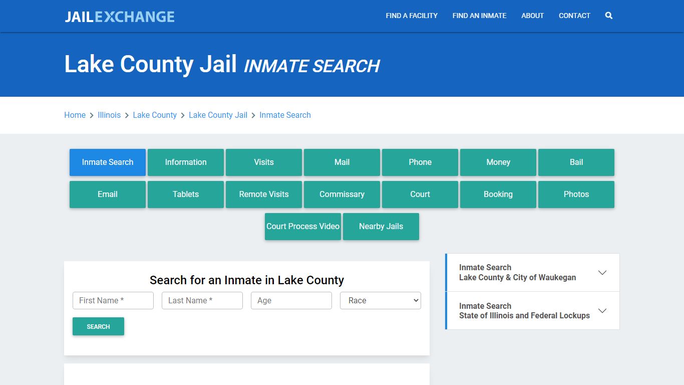 Lake County Jail, IL Inmate Search: Roster & Mugshots - Jail Exchange